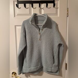 Aerie Baby Blue Sherpa Sweater